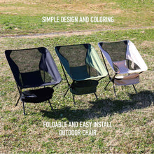 画像をギャラリービューアに読み込む, 【アウトレット】タフ&ライト アウトドアローチェア (BLACK)