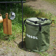 画像をギャラリービューアに読み込む, 折りたたみ防水キャンピングソフトバケツ(BLACK)