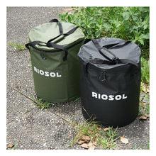 画像をギャラリービューアに読み込む, 折りたたみ防水キャンピングソフトバケツ(BLACK)