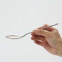 画像をギャラリービューアに読み込む, チタン先割れスプーン