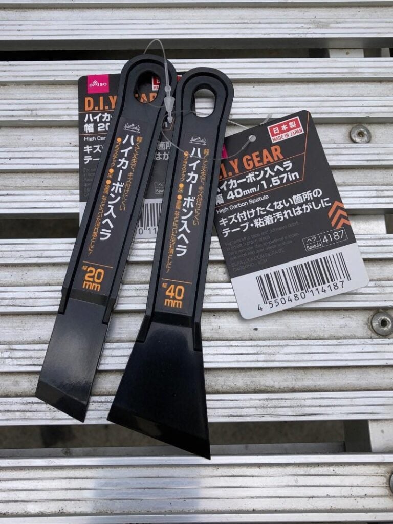100均_掃除用ヘラ_レビュー, ダイソー_掃除用ヘラ_検証, セリア_掃除用ヘラ_検証, 掃除用ヘラ_活用法