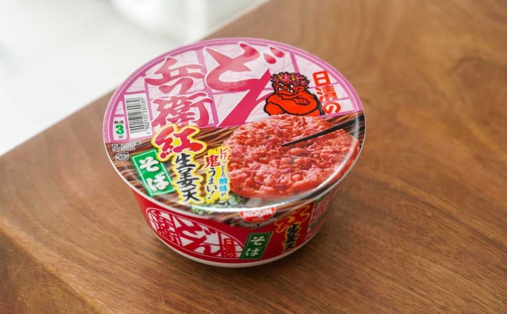 どん兵衛 紅生姜天そば どこに売ってる, どん兵衛 紅生姜天そば コンビニ イオン ドンキ, どん兵衛 紅生姜天そば 実際に回って調査, どん兵衛 紅生姜天そば 徹底レビュー
