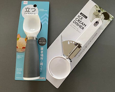 ニトリ アイスクリームディッシャー, ニトリ ダイソー 比較 アイスクリームディッシャー, アイスクリームディッシャー 使いやすさ レビュー, 100均 ニトリ アイスクリーム器 感想