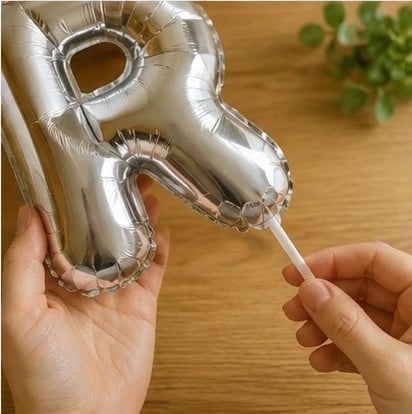 セリア アルファベットバルーン 誕生日