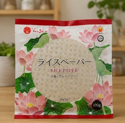 スーパーで売られているライスペーパー